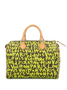 Louis Vuitton сумка Speedy 30 с принтом граффити pre-owned