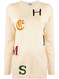 Hermès джемпер с вышитым логотипом pre-owned Hermes