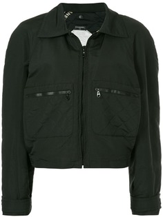 Chanel Pre-Owned стеганая куртка с карманами