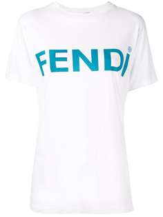 Fendi Pre-Owned топ с короткими рукавами