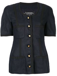 Chanel Pre-Owned жакет с короткими рукавами