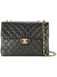 Chanel Pre-Owned сумка-тоут на плечо Jumbo XL на цепочной лямке