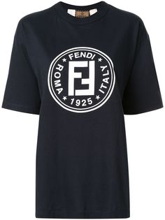 Fendi Pre-Owned футболка с винтажным логотипом