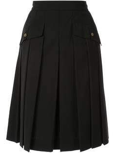 Chanel Pre-Owned длинная плиссированная юбка