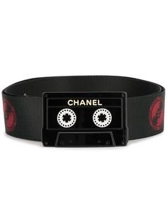 Chanel Pre-Owned ремень 2004-го года с пряжкой в форме кассеты