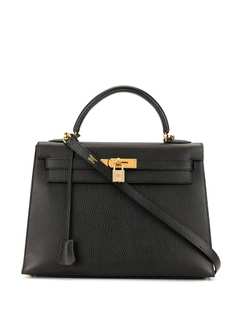 Hermès сумка Kelly 32 Sellier с ремнем и ручкой Hermes