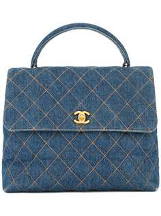 Chanel Pre-Owned стеганая джинсовая сумка 1997-го года
