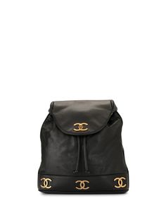Chanel Pre-Owned рюкзак 1992-го года с логотипом CC