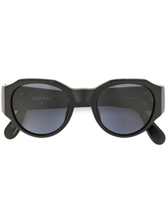 Chanel Pre-Owned солнцезащитные очки с логотипом