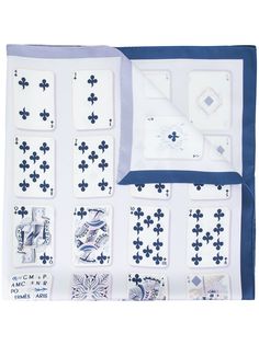 Hermès шарф Jeu de Cartes Trump pre-owned Hermes