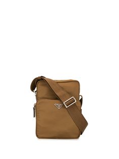 Prada Pre-Owned сумка через плечо с металлическим логотипом