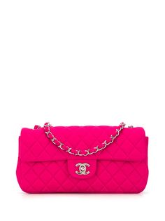 Chanel Pre-Owned стеганая сумка на плечо 2010-х годов с логотипом СС