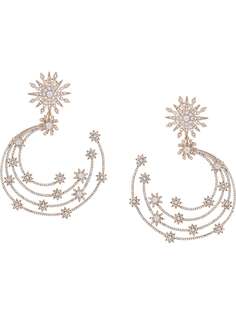 Marchesa Notte декорированные серьги-кольцо Supernova Post