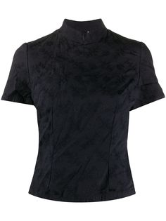 Comme Des Garçons Girl жаккардовая рубашка Qipao с цветочным узором