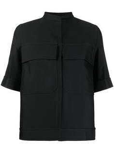 Jil Sander рубашка в стиле сафари с короткими рукавами