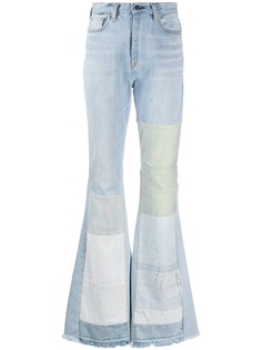 AMIRI расклешенные джинсы с завышенной талией