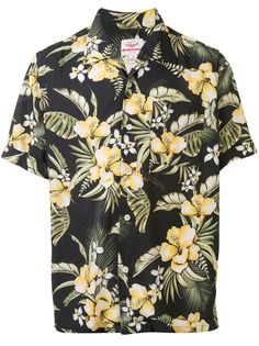 Battenwear рубашка с короткими рукавами и цветочным принтом