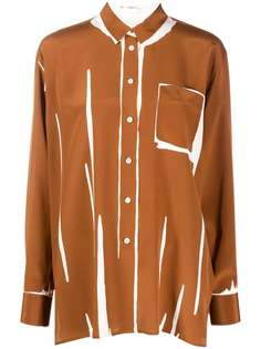Paul Smith блузка с абстрактным принтом