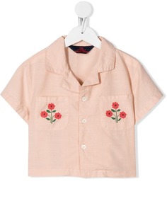 The Animals Observatory рубашка с цветочной вышивкой