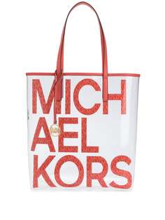 Michael Michael Kors прозрачная сумка-тоут с монограммой