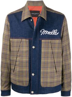 Frankie Morello куртка-рубашка с контрастными вставками
