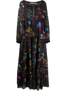 Stella McCartney платье макси Trippy с цветочным принтом
