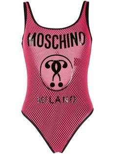 Moschino слитный купальник с принтом