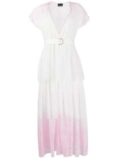 Ermanno Ermanno кружевное платье с цветочным узором и V-образным вырезом