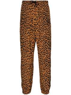 Wacko Maria спортивные брюки с леопардовым принтом