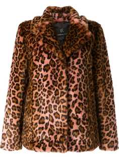 Unreal Fur шуба с леопардовым принтом