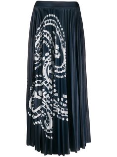 Escada юбка миди со складками