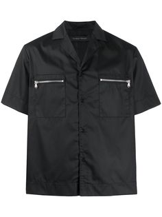 Christian Pellizzari рубашка с карманами на молнии