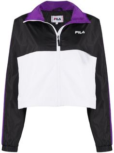 Fila куртка с воротником-воронкой