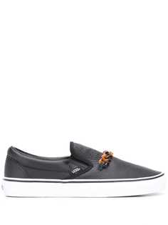 Vans слипоны с декоративной цепочкой