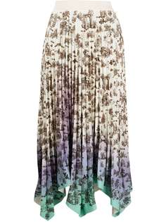 Ssheena плиссированная юбка с цветочным принтом