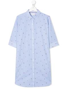 Tommy Hilfiger Junior платье-рубашка миди