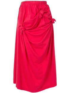 Comme Des Garçons Pre-Owned юбка миди с узлом