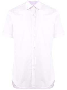 Kent & Curwen рубашка с заостренным воротником и короткими рукавами
