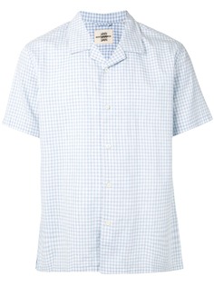 Kent & Curwen рубашка в клетку гингем с короткими рукавами