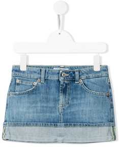 Dondup Kids джинсовая юбка с подворотами