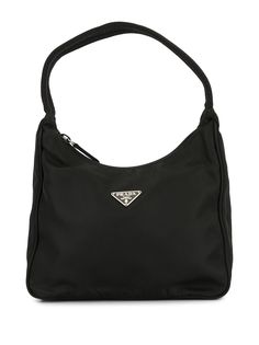 Prada Pre-Owned сумка на плечо с металлическим логотипом