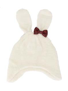 Familiar шапка бини с бантом и ушками