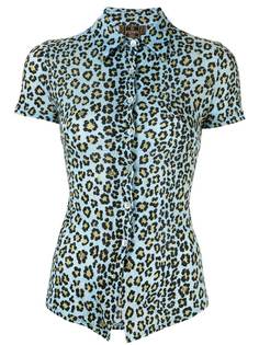 Fendi Pre-Owned рубашка с леопардовым принтом