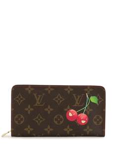 Louis Vuitton кошелек Cherry на молнии из коллаборации с Takashi Murakami pre-owned