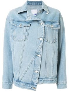 SJYP джинсовая куртка асимметричного кроя