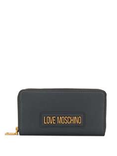 Love Moschino кошелек с металлическим логотипом