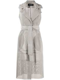 Simonetta Ravizza жилет длины миди с перфорацией