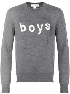 Comme Des Garçons Shirt Boys свитер с длинными рукавами с принтом
