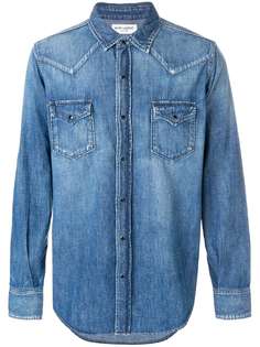 Saint Laurent классическая джинсовая рубашка