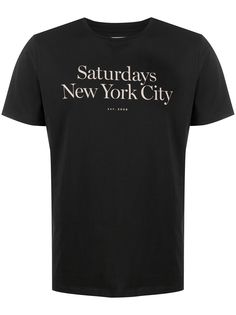 Saturdays Nyc футболка с надписью